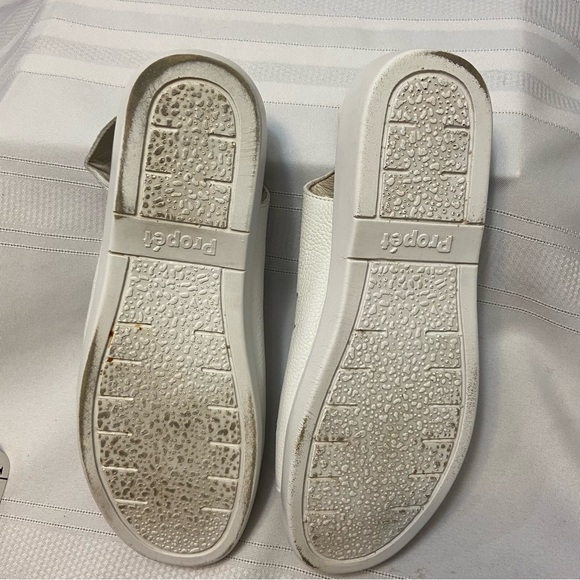 White Peeble Grain Womens Breeze Walker-Air Cell Cushion Insole -Size 9 EUC - Picture 8 of 8